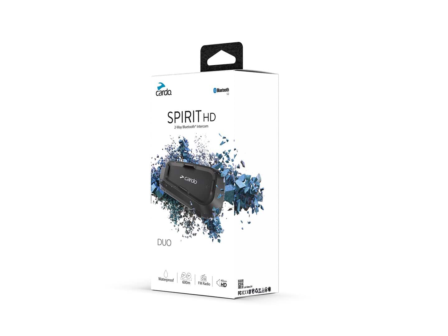 CARDO SPIRIT HD DUO Interkomy na dwa kaski — zdjęcie 1 z 4