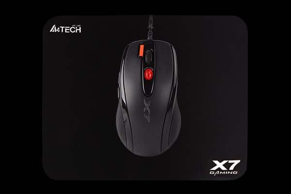 Mysz A4 TECH X-Game X-7120 A4TMYS46028 (optyczna; 3000 DPI; kolor czarny) — zdjęcie 1 z 8
