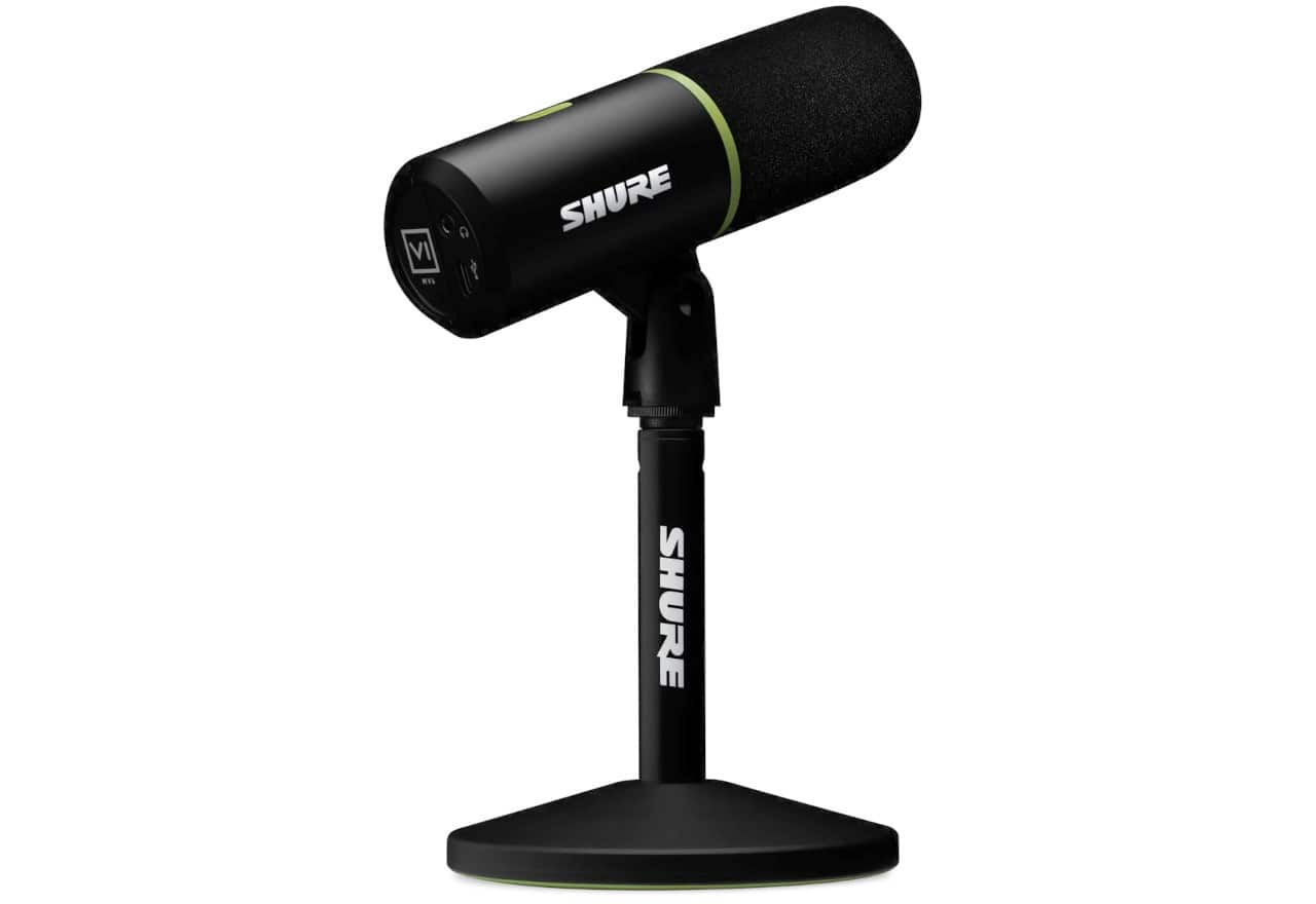 Shure MV6 - Kardioidalny mikrofon dynamiczny USB-C dla graczy i streamerów — zdjęcie 1 z 7