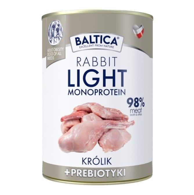 BALTICA NUTRACEUTIC Rabbit Light 400g 15% tłuszczu