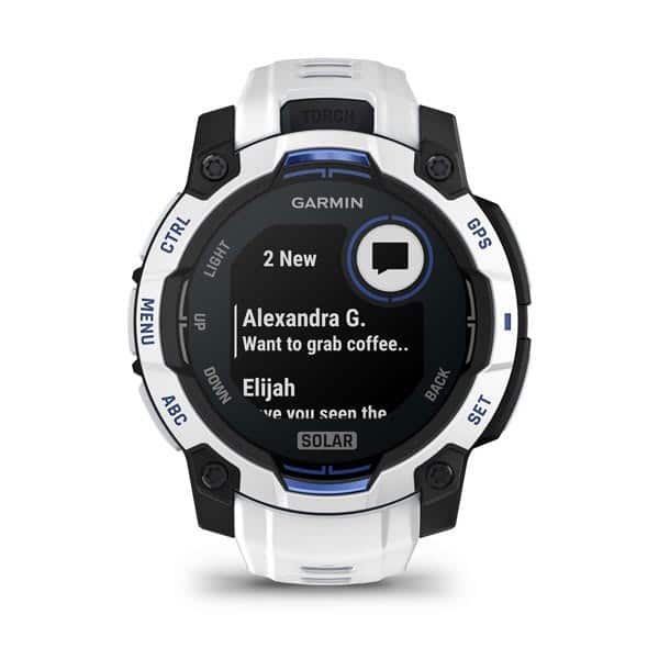 Zegarek Garmin Instinct 3 Solar, 45mm biały — zdjęcie 1 z 8