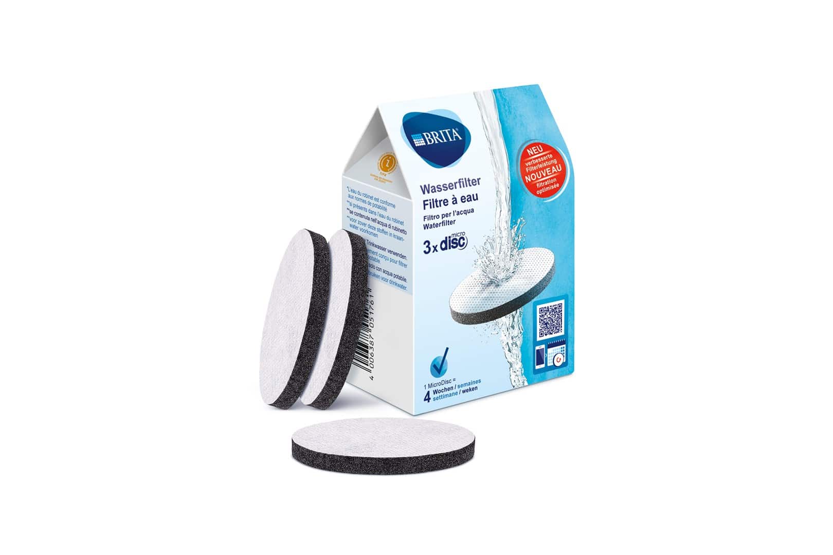 Wkład BRITA MicroDisc Fill&Go (biały) - Dysk filtrujący wodę — zdjęcie 1 z 3