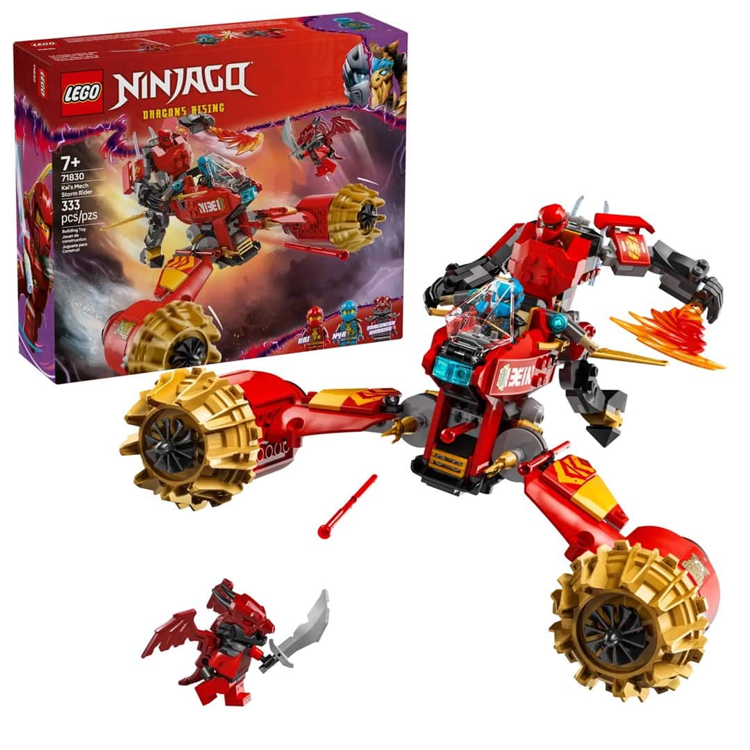 LEGO Ninjago Burzowy jeździec-mech Kaia 333 elementy — zdjęcie 1 z 8