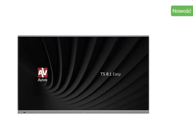 AVTEK MONITOR INTERAKTYWNY TS 8.1 EASY 65 Czarny