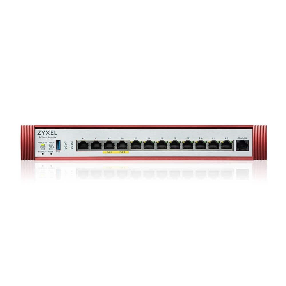 Firewall Zyxel USGFLEX500H 12xWAN/LAN SPI firewall: 10000 Mbps Max. IPsec VPN: 300 — zdjęcie 1 z 4
