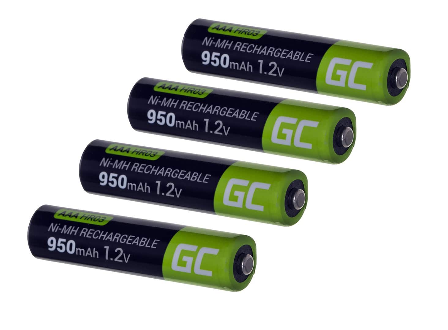 GREEN CELL AKUMULATORKI PALUSZKI 4X AAA R3 950MAH — zdjęcie 1 z 2