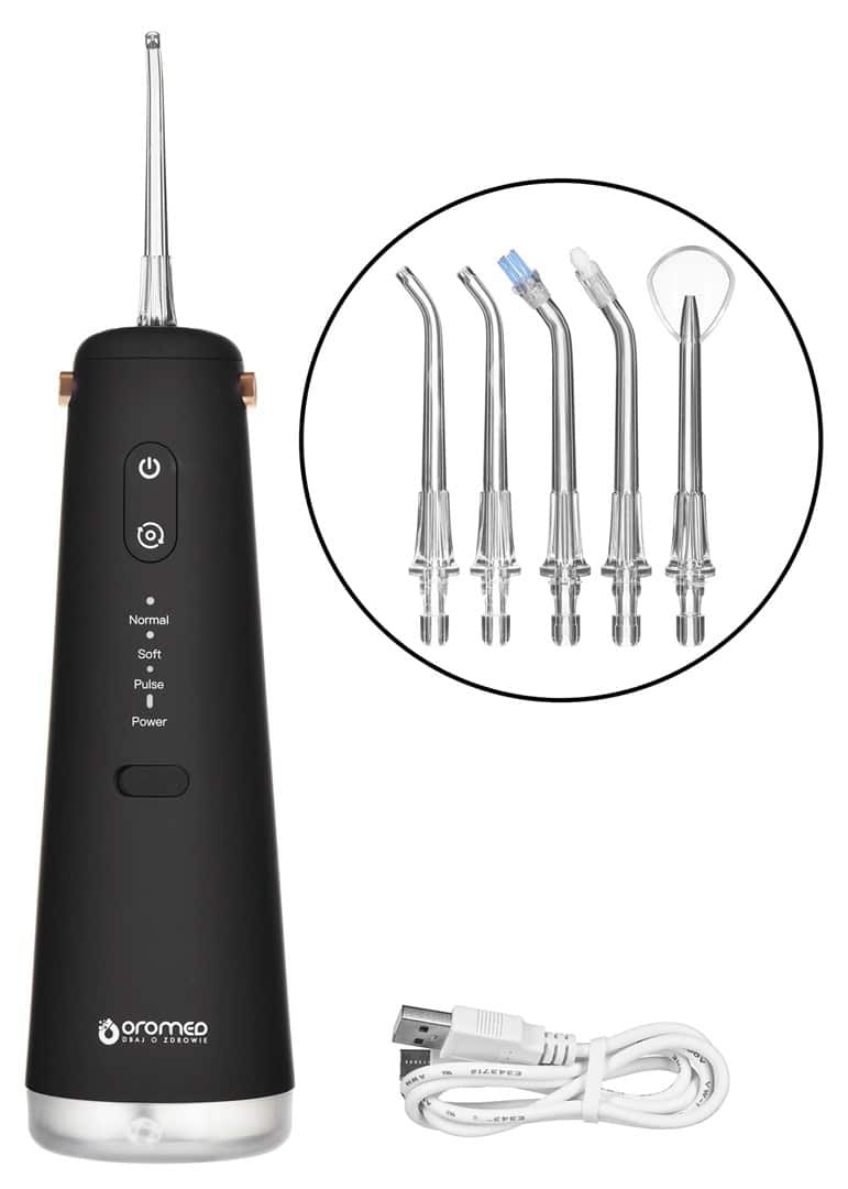 Irygator ORO-DENTAL BLACK Oromed Biały 3 Tryby — zdjęcie 1 z 8