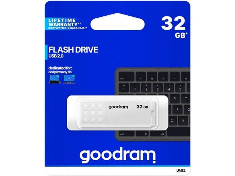 Pendrive GoodRam UME2 32GB Biały — zdjęcie 1 z 5