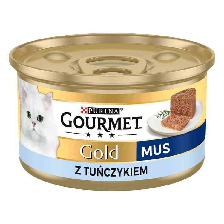 PURINA Gourmet Gold Mus z tuńczykiem - mokra karma dla kota - 85 g — zdjęcie 1 z 8