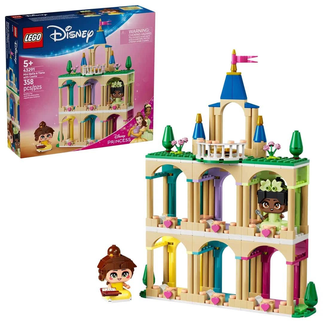 LEGO Disney 43291 - Mała Bella i Tiana z zamkiem — zdjęcie 1 z 8