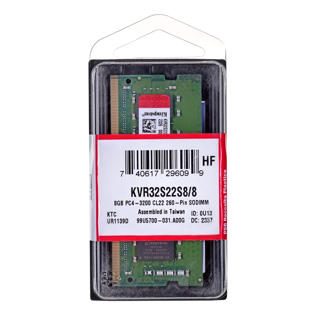 KINGSTON DDR4 8GB 3200MHz SODIMM