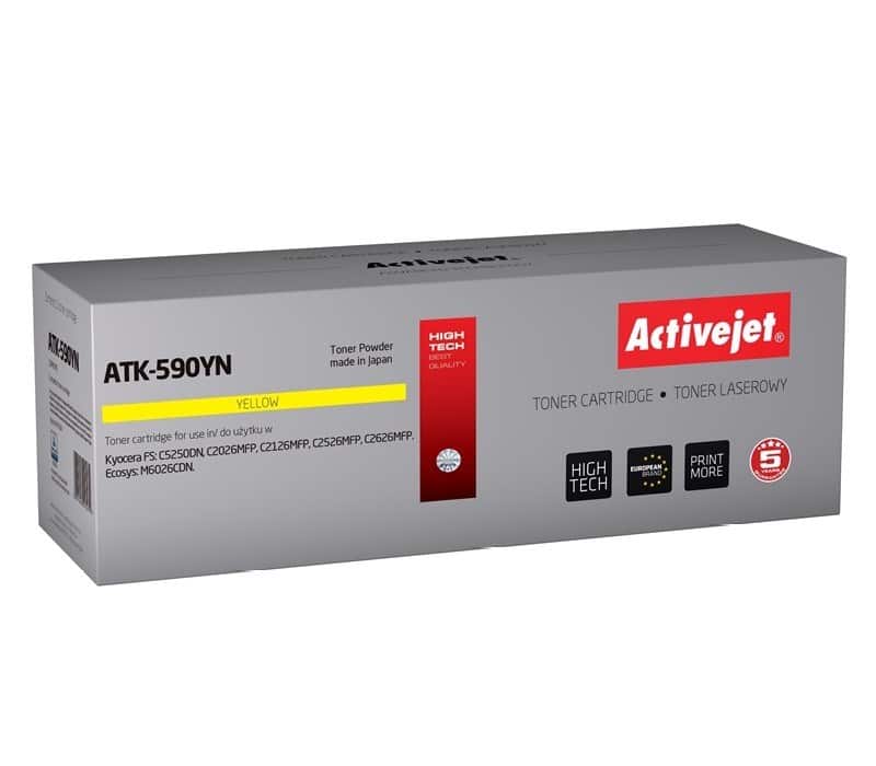 Activejet ATK-590YN Toner - Zamiennik dla Kyocera FS