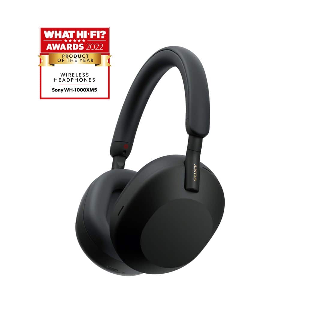 Sony WH-1000XM5 Bluetooth Noise Cancelling Black — zdjęcie 1 z 8