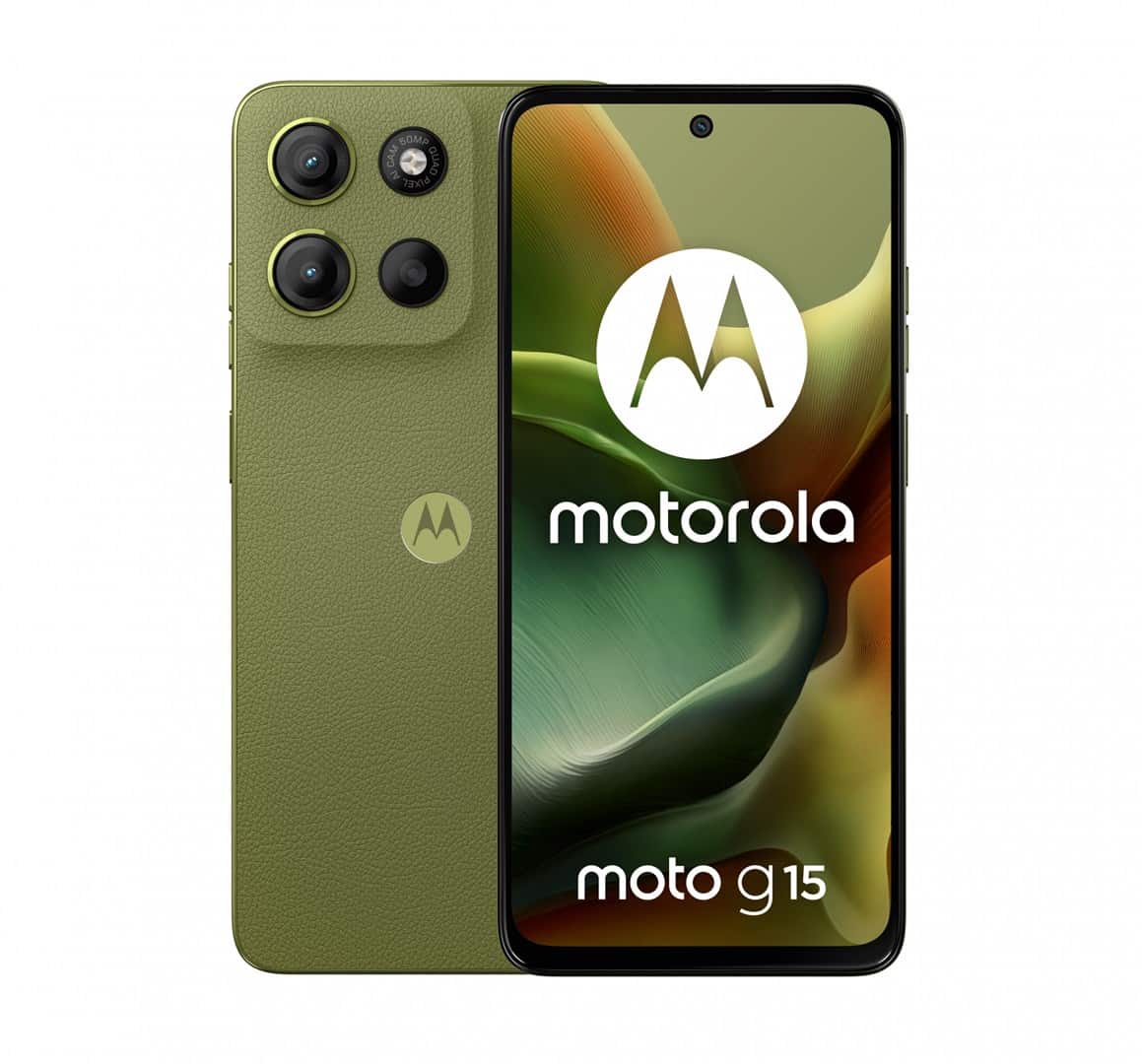 Smartfon Motorola Moto G15 8/128GB Iguana Green — zdjęcie 1 z 8