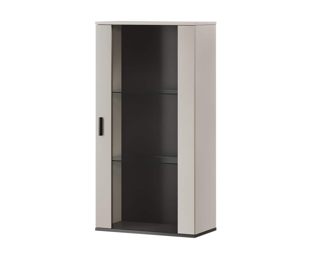 Witryna wisząca S2 SOHO 60x29x112 kaszmir+ czarny — zdjęcie 1 z 4