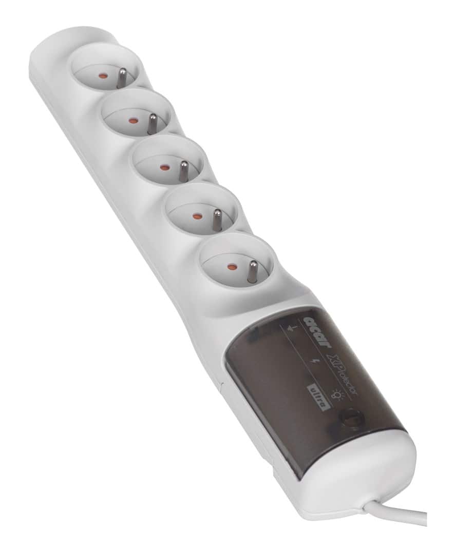 Listwa przeciwprzepięciowa HSK DATA ALP-ACARXPU-----1N (1,5m; kolor szary) — zdjęcie 1 z 5