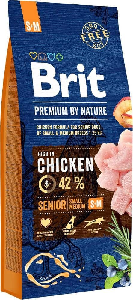 BRIT PREMIUM BY NATURE Senior S+M - 15 kg
