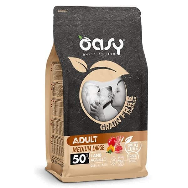 Oasy Grain free Adult Medium/Large Lamb 12kg