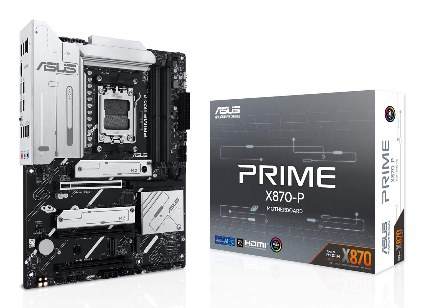 Płyta główna ASUS PRIME X870-P Socket AM5 — zdjęcie 1 z 7