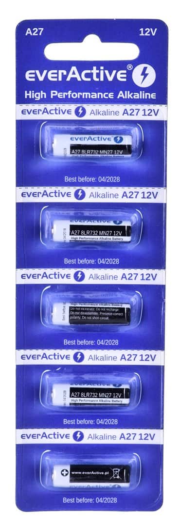 EVERACTIVE BATERIE ALKALICZNE 12V, 5 SZT. — zdjęcie 1 z 3
