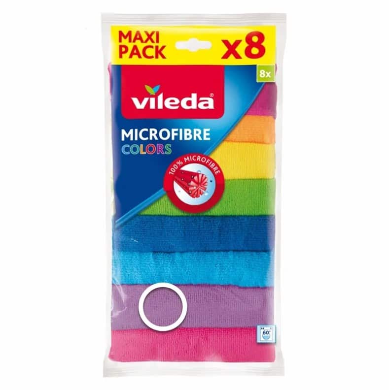 Ściereczka Vileda Mikrofibra COLORS 8 szt. — zdjęcie 1 z 5