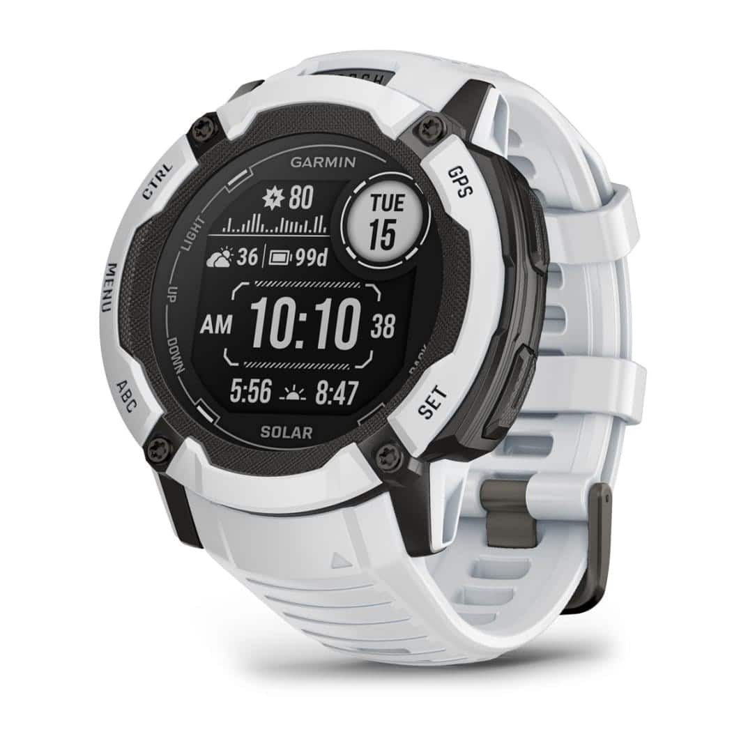 Zegarek Garmin Instinct 2X Solar, 50mm Mleczny Kwarc — zdjęcie 1 z 8
