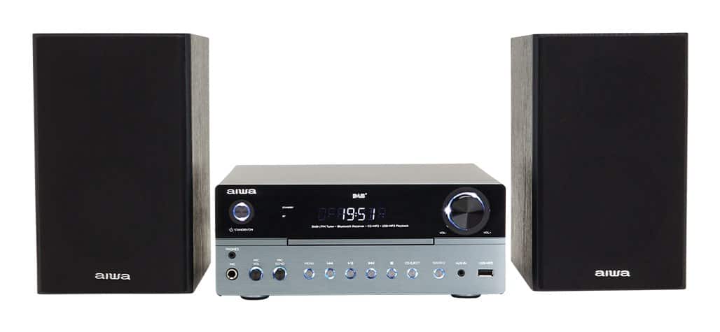 AIWA wieża MSBTU-700DAB 2x25W czarna — zdjęcie 1 z 8