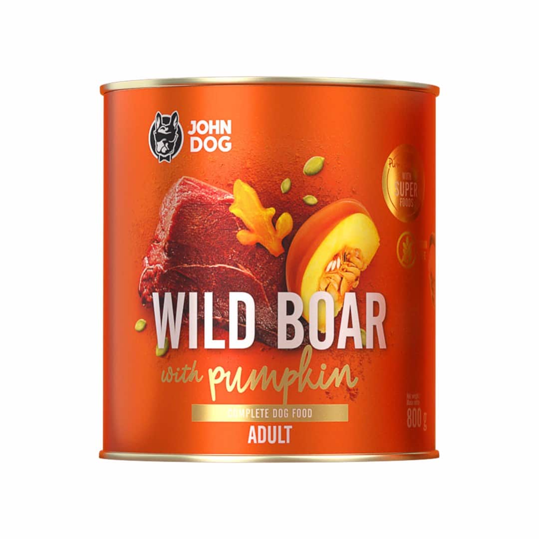 John Dog pumpkin dzik 800g mokra karmadla psa