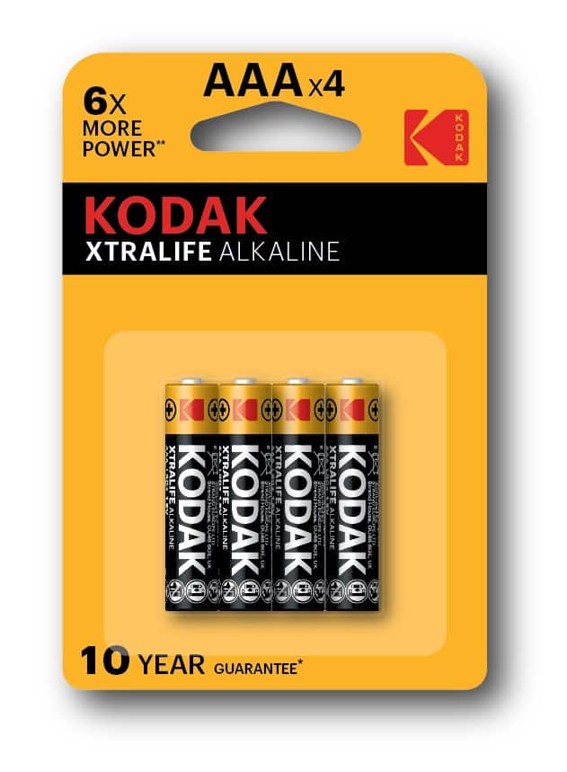 KODAK BATERIE ALKALICZNE XTRALIFE ALK.LR3 [4SZT] — zdjęcie 1 z 2