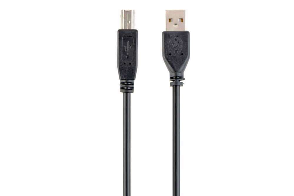 Kabel GEMBIRD CCP-USB2-AMBM-10 (USB 2.0 typu A M - USB 2.0 typu B M; 3m; kolor czarny) — zdjęcie 1 z 5