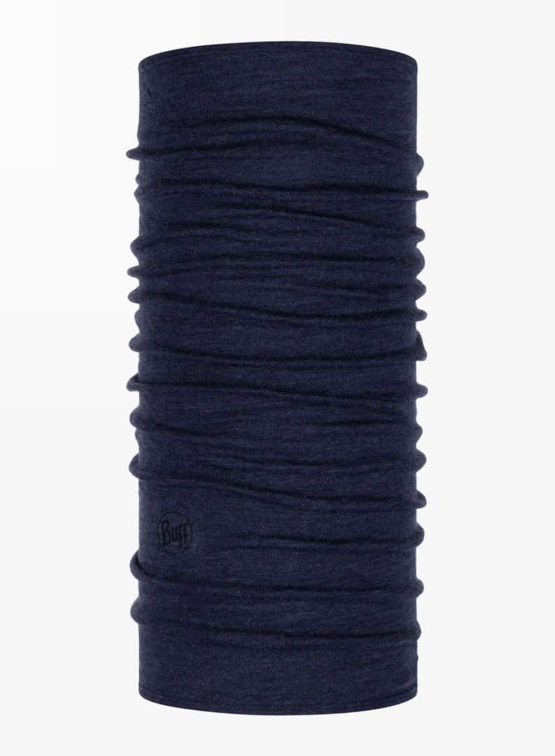 Chusta wielofunkcyjna Buff Merino Midweight, melange night blue — zdjęcie 1 z 2
