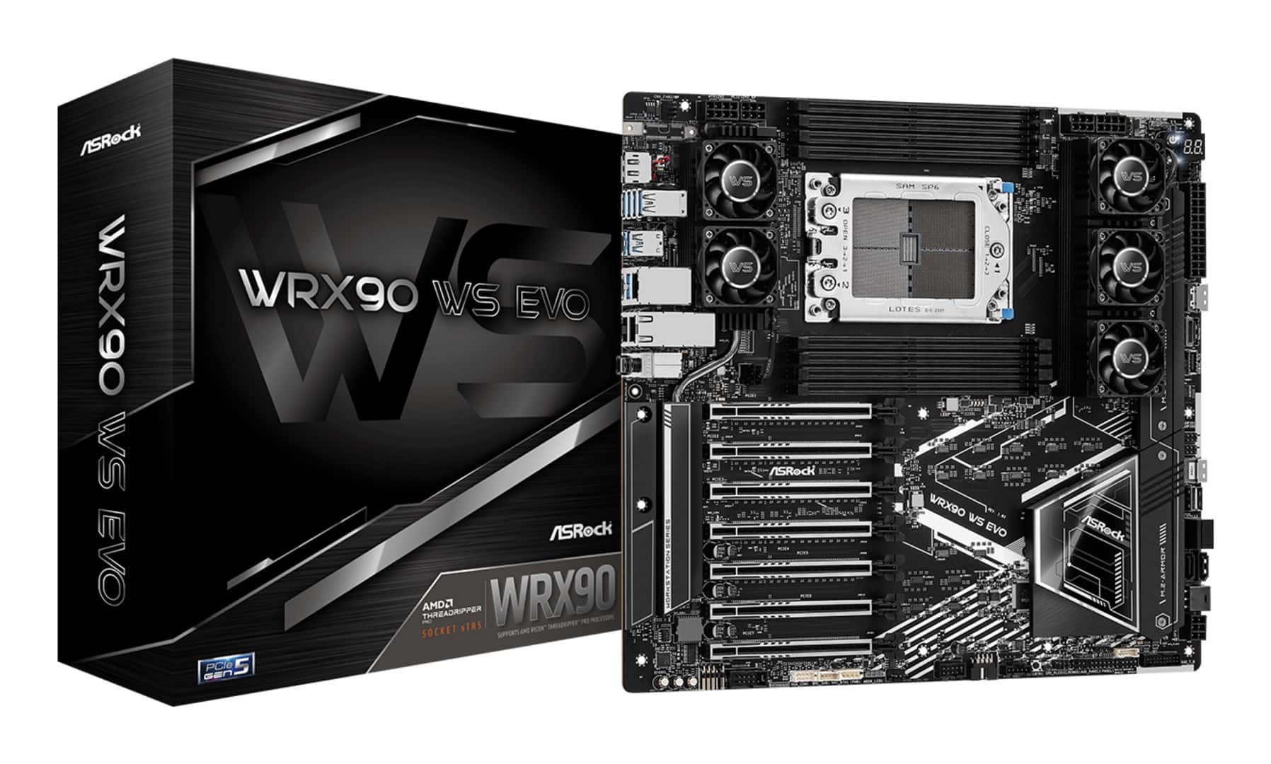 Płyta główna Asrock WRX90 WS EVO Socket sTR5 — zdjęcie 1 z 5