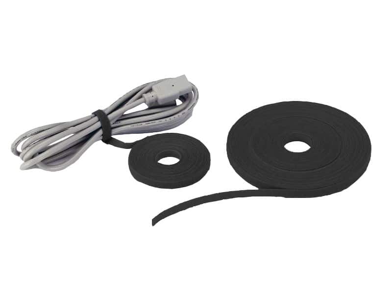 ALANTEC Opaska rzepowa 9mm, 5m, czarna