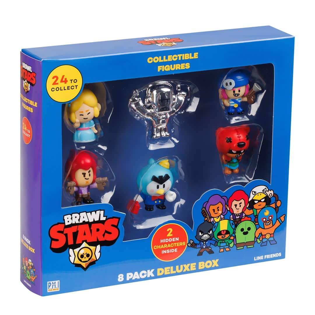 BRAWL STARS S1 FIGURES - 8 PACK DELUXE BOX — zdjęcie 1 z 8