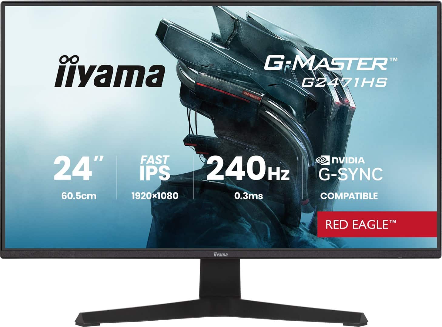 MONITOR IIYAMA LED Fast IPS 23,8" G2471HS-B1 Red Eagle 240Hz — zdjęcie 1 z 8