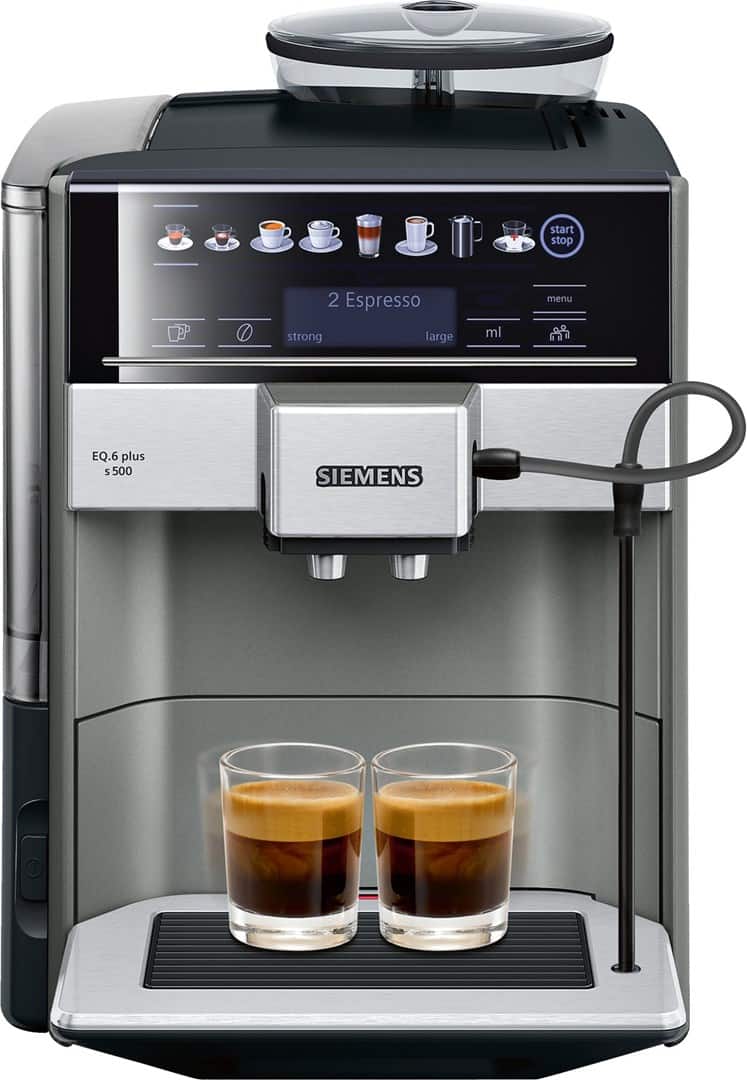 Ekspres ciśnieniowy SIEMENS TE 655203RW - Automatyczny, 1500W, 19 bar