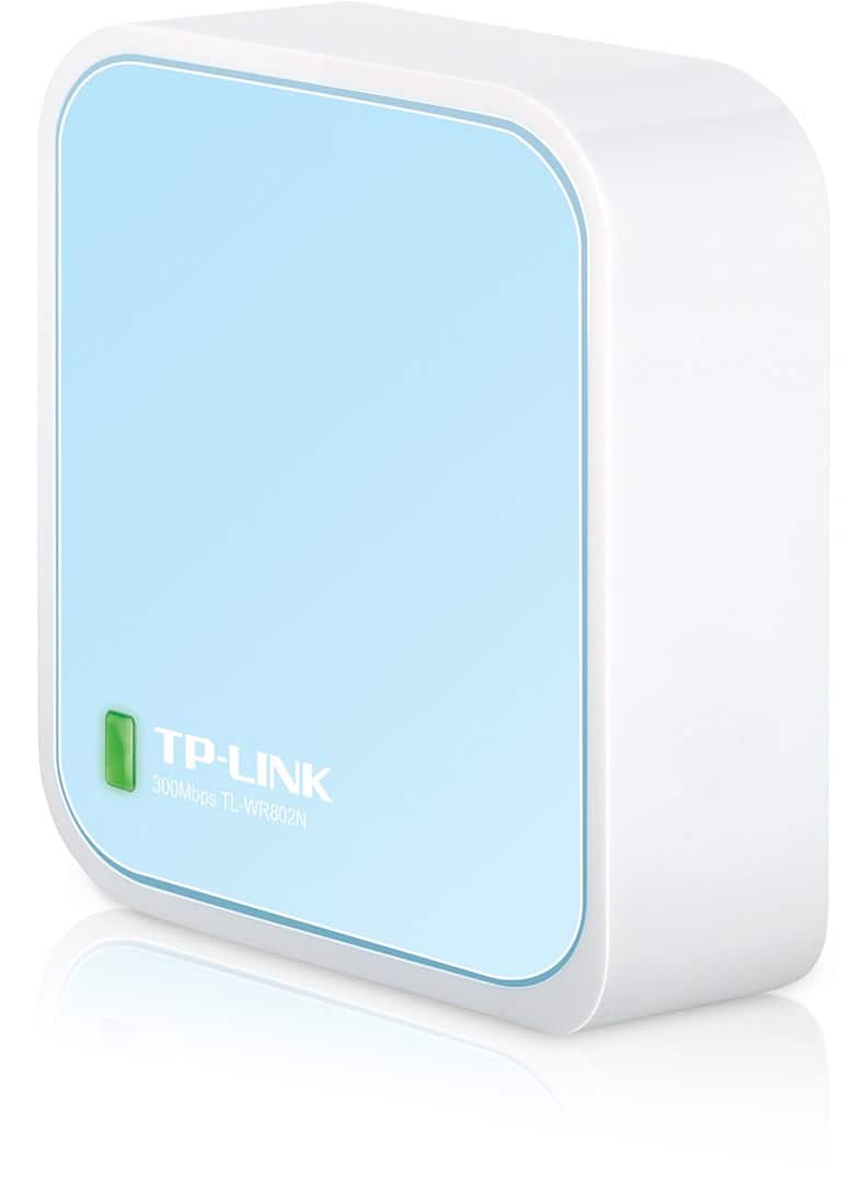 Router TP-LINK TL-WR802N (ADSL2+, xDSL; 2,4 GHz) — zdjęcie 1 z 7