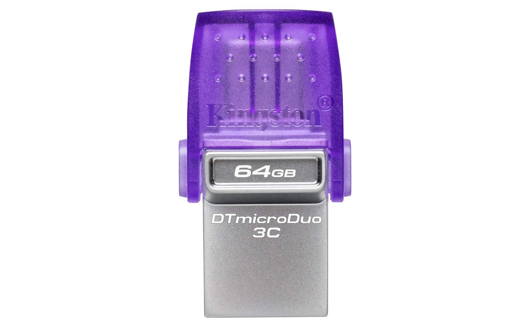 KINGSTON FLASH 64GB USB 3.2 DataTraveler microDuo 3C — zdjęcie 1 z 8