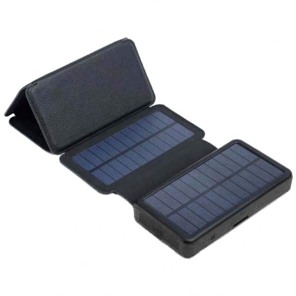 POWERNEED SKŁADANY PANEL SOLARNY Z POWER BANKIEM PV 9W 20000MAH LI-POLY 2X USB 2A CZARNY ES20000B — zdjęcie 1 z 4