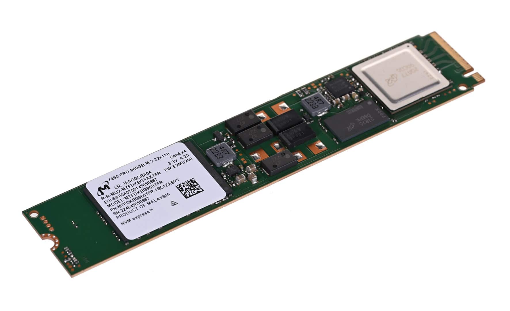 Dysk SSD Micron 7450 PRO 960GB M.2 NVMe Gen4 — zdjęcie 1 z 5