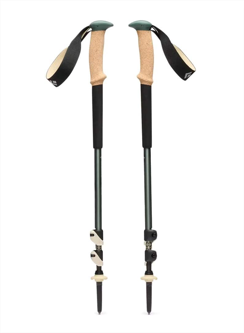 Kije trekkingowe Black Diamond Trail Cork Trekking Poles, laurel green — zdjęcie 1 z 6