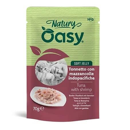 Oasy Natury Soft Jelly Tuna with shrimp 70gr