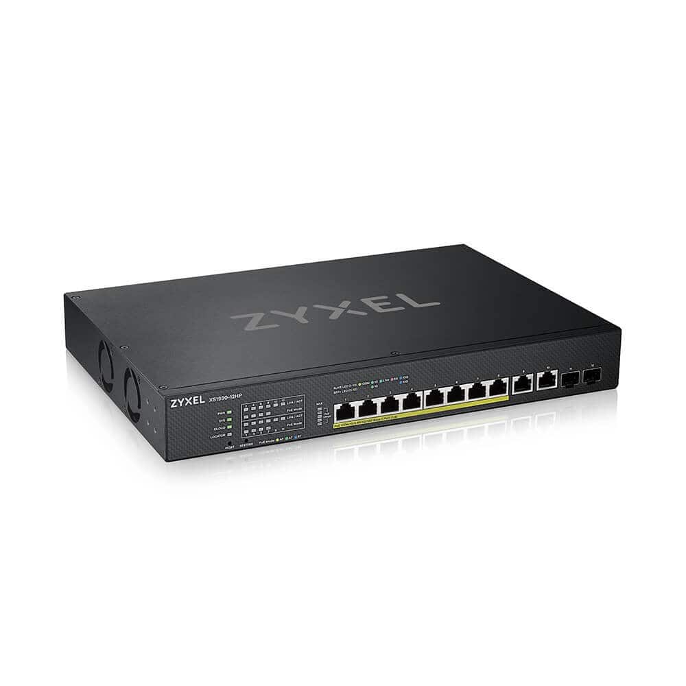 Switch Zyxel XS1930-12HP 12p PoE (PoE++: 8) 375W Managed Multigigabit/10G — zdjęcie 1 z 5