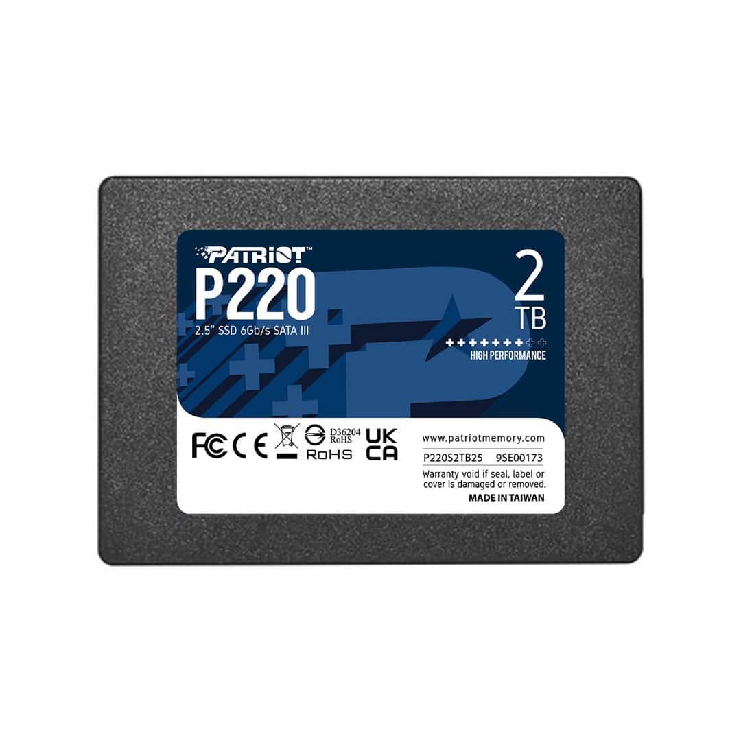 SSD PATRIOT P220 2TB SATA3 2,5" P220S2TB25 — zdjęcie 1 z 5