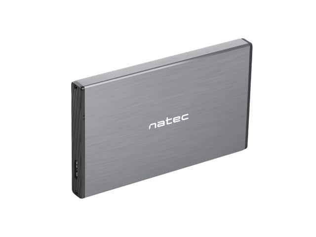 Obudowa na dysk NATEC Rhino Go NKZ-1281 (2.5"; USB 3.0; Aluminium; kolor szary) — zdjęcie 1 z 7