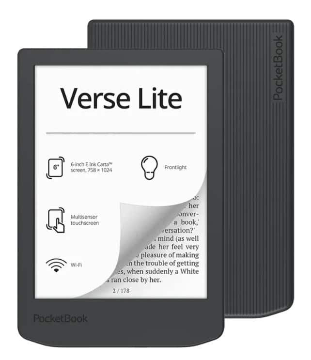 Czytnik Ebook PocketBook Verse Lite 619 6" E-Ink Carta 8GB Wi-Fi Gray — zdjęcie 1 z 5