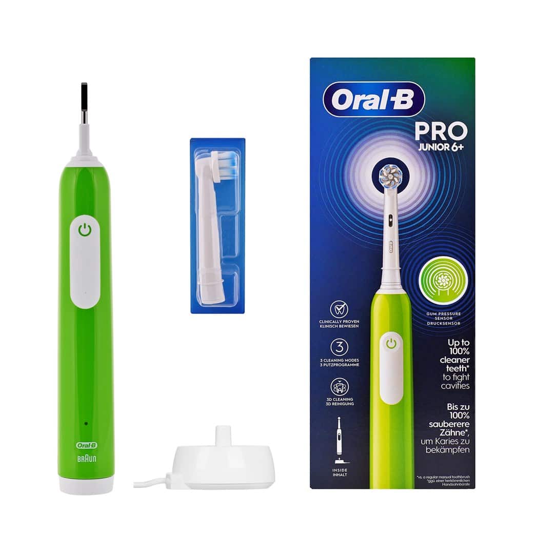 Szczoteczka elektryczna Oral-b Pro Junior Green — zdjęcie 1 z 8