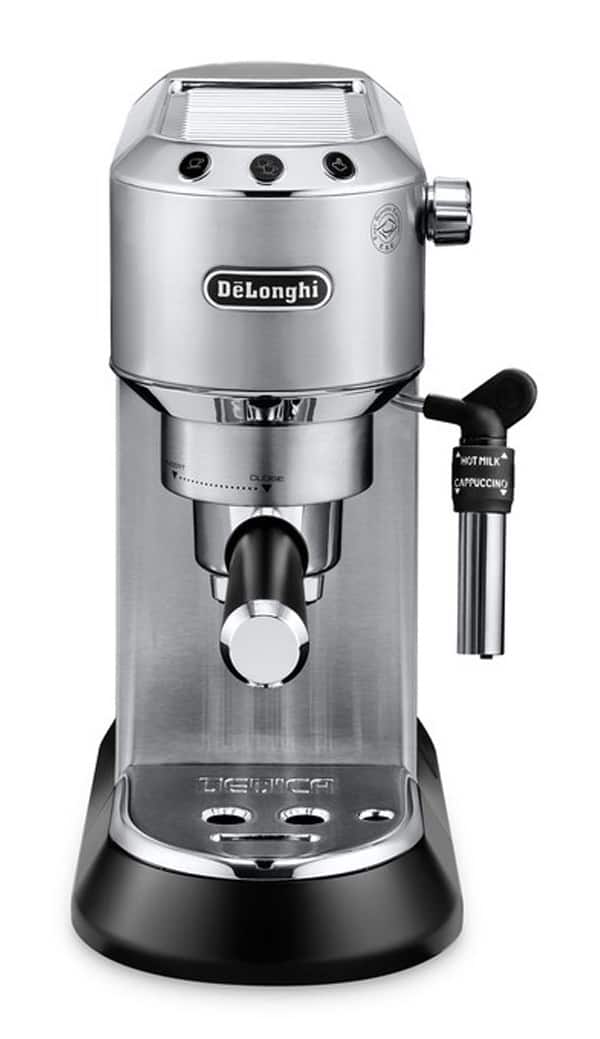 Ekspres kolbowy DeLonghi Dedica Style EC 685.M (1350W; kolor srebrny) — zdjęcie 1 z 8