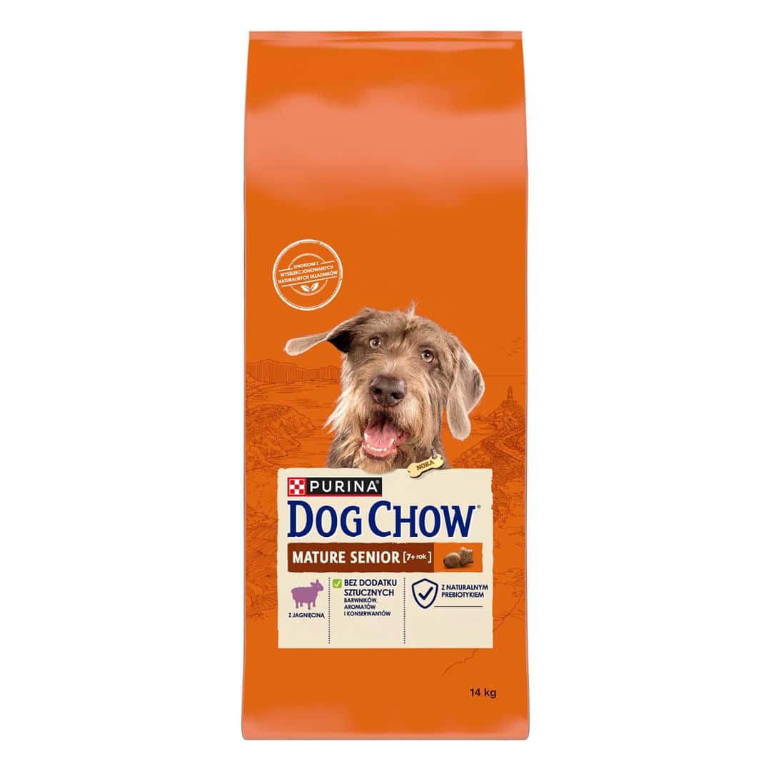 PURINA Dog Chow Mature Senior z jagnięciną - sucha karma dla psa - 14 kg — zdjęcie 1 z 7