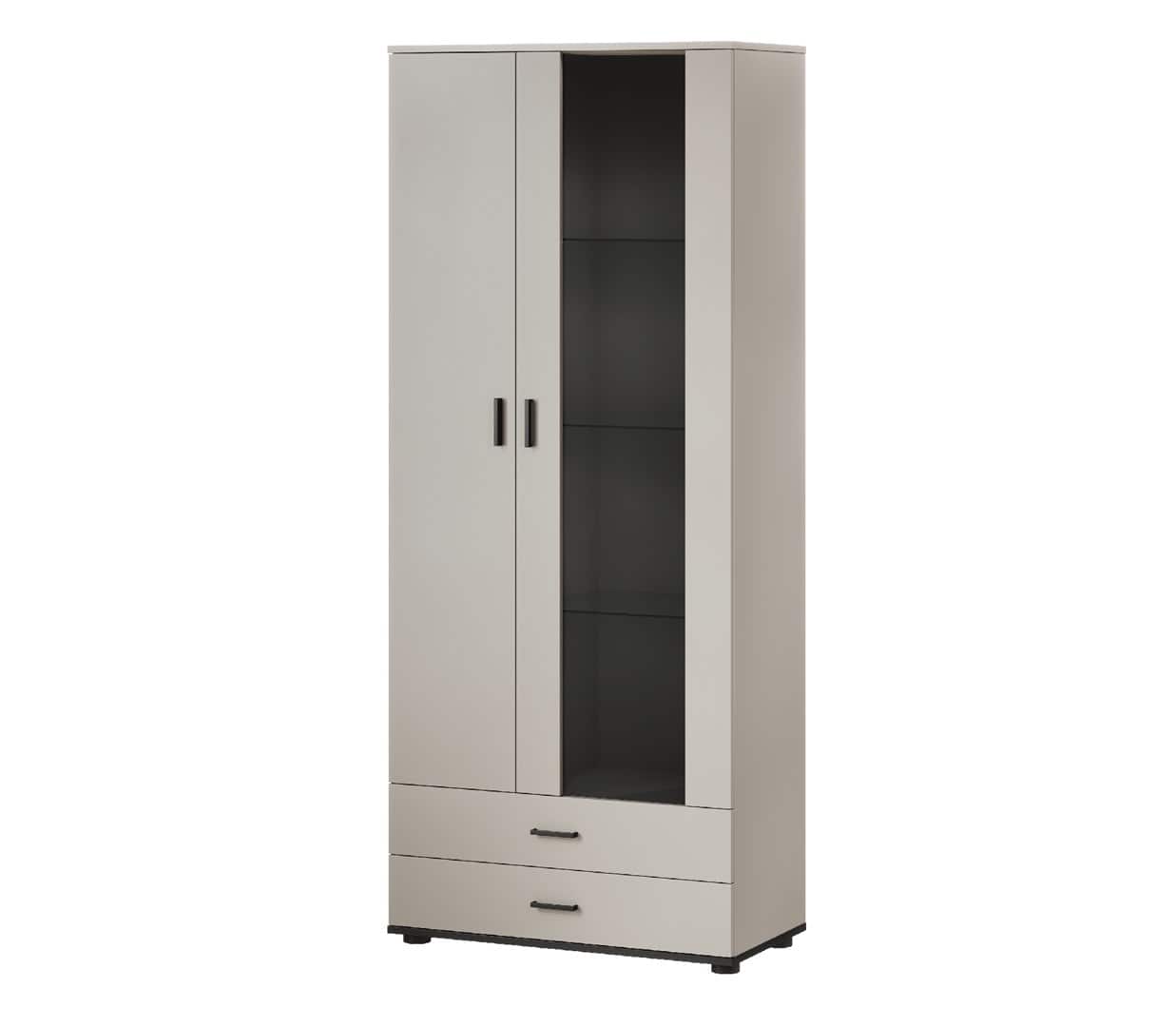 Witryna S6 SOHO 80x41x192 kaszmir+ czarny — zdjęcie 1 z 8